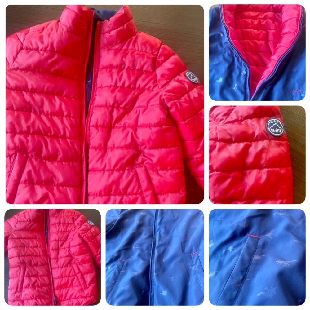 GAP double faced kids jacket size 5, excellent
